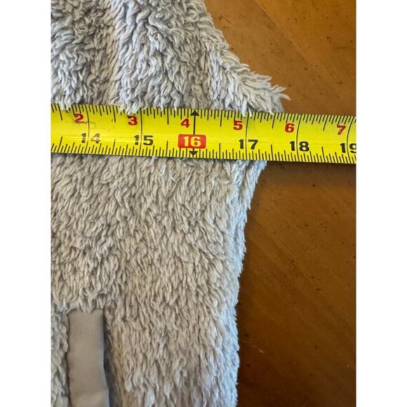 Patagonia Los Gatos Fuzzy Vest Sleeveless Outdoor Sherpa Drifter Gray Size Small - Picture 9 of 10
